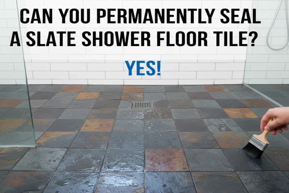 Can You Permanently Seal a Slate Shower Floor Tile